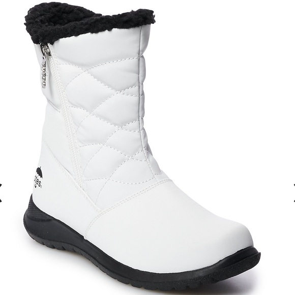 TOTES Babbie Winter Waterproof Zipup Lined Boots - Picture 2 of 4